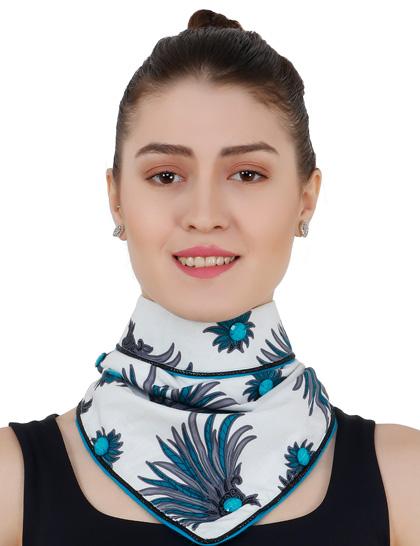 balinese-turquoise-frond-choker-scarf-