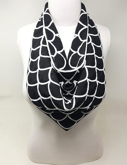 black-crepe-georgette-wave-sequined-magnetic-scarf