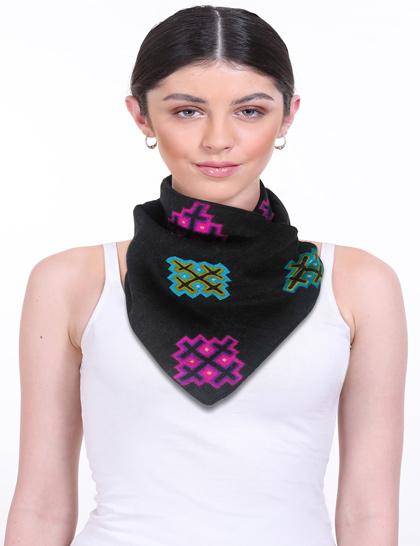 blackpink--teal-hpembroidered-winter-scarf