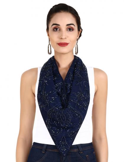 navy-beaded-net-embroidered-scarf