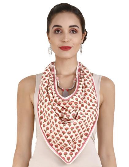 orange--yellow-chanderi-scarf-with-gold-block-print--orange-zigzag-border