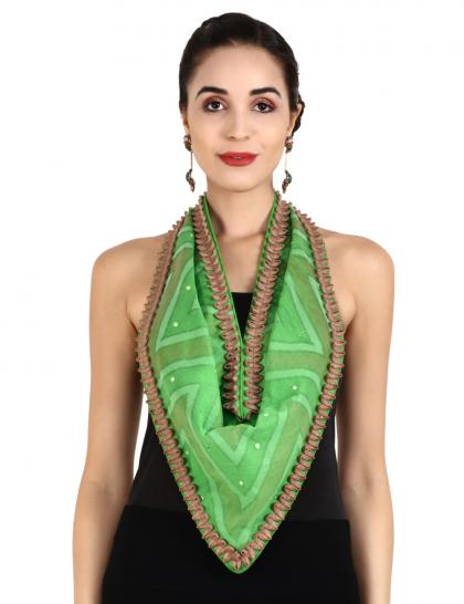 green-copper-chanderi-with-mirror-work-