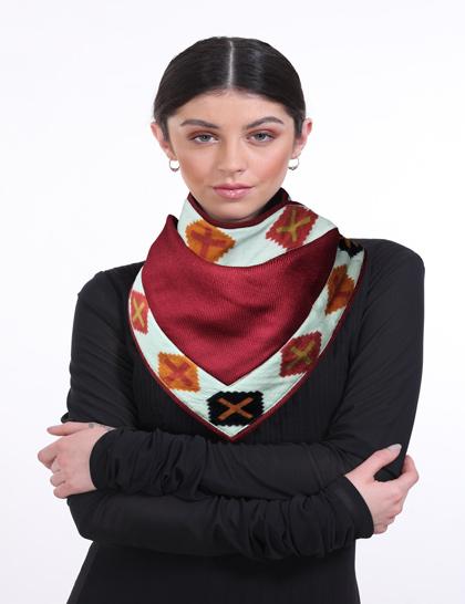 maroon-woollen-neck-warmer-with-hp-sky-blue-border