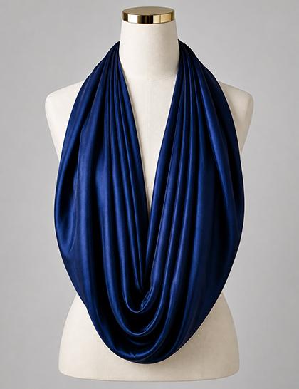 navy-blue-double-georgette-pleated-magnetic-scarf