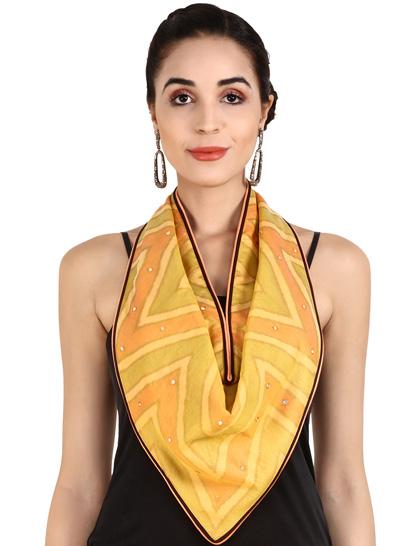 mustard--orange-chanderi-scarf