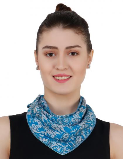 turquoise-elephant-choker-scarf