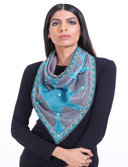 reversible-turquoise--grey-scarf