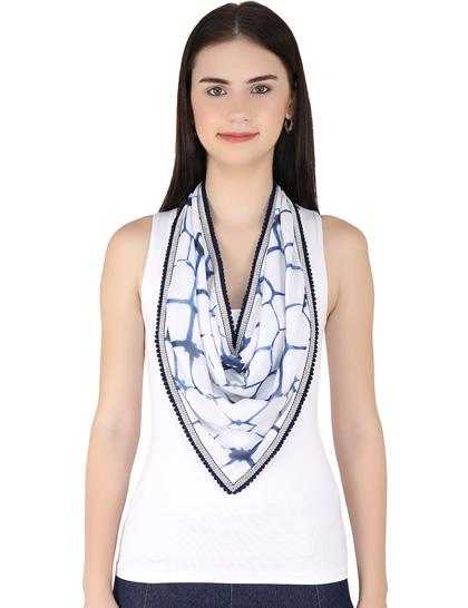 blue--white-shibori-print-vneck-scarf-with-pompom-border